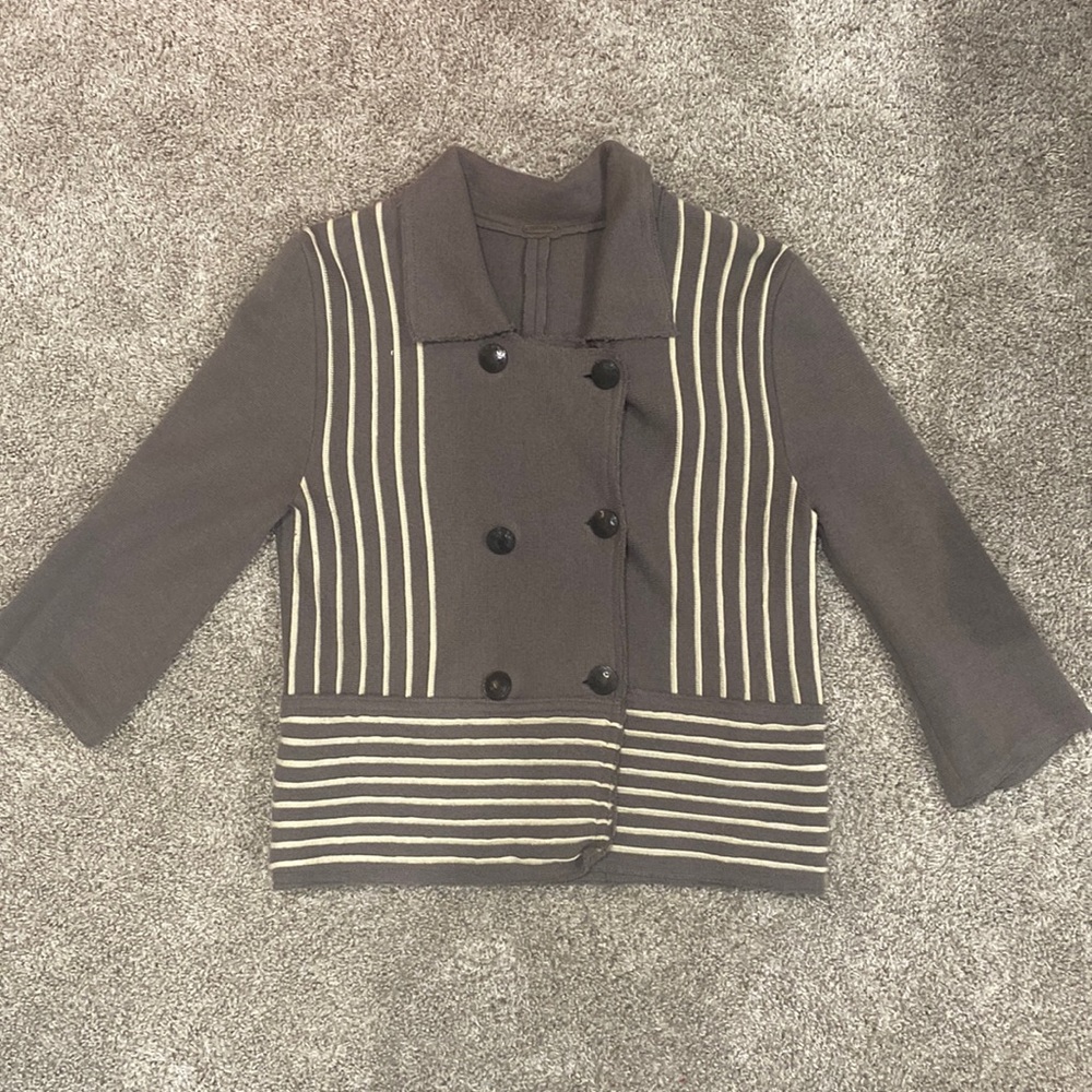 Free People Cropped Knit Blazer